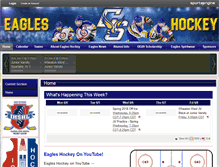 Tablet Screenshot of eagleshockeyclub.org